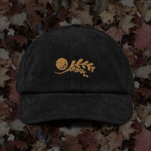 Jérôme le fantôme - Casquette en velours côtelé brodée -