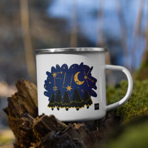 Situation nocturne - Mug émaillé -