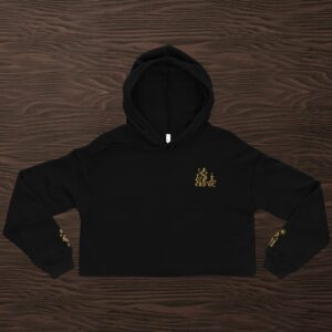 Alive - Sweat à Capuche Crop-Top -